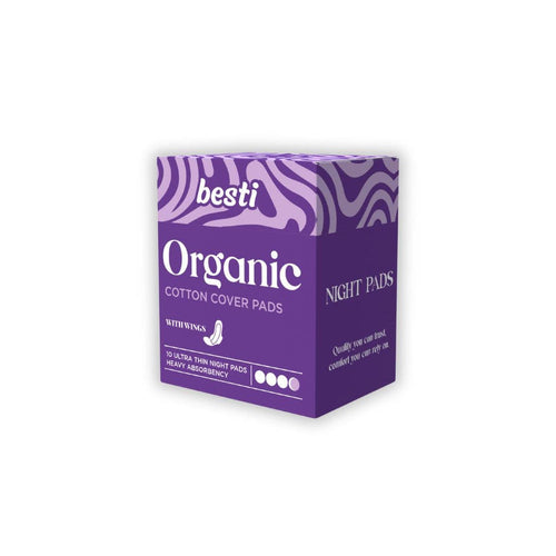 100% Organic Cotton Night Pads (10 Count) image 0