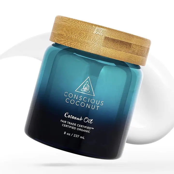 Conscious coconut Coconut Oil, 9 oz Jar image 0