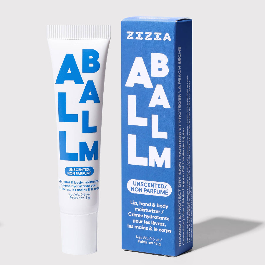 Zizzia ABALLM tube and box on a white background