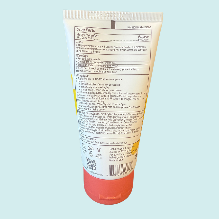 Good Spread Mineral Sunscreen