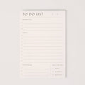 To-do list with sections for priorities, today, tomorrow, and well-being on a light gray background.