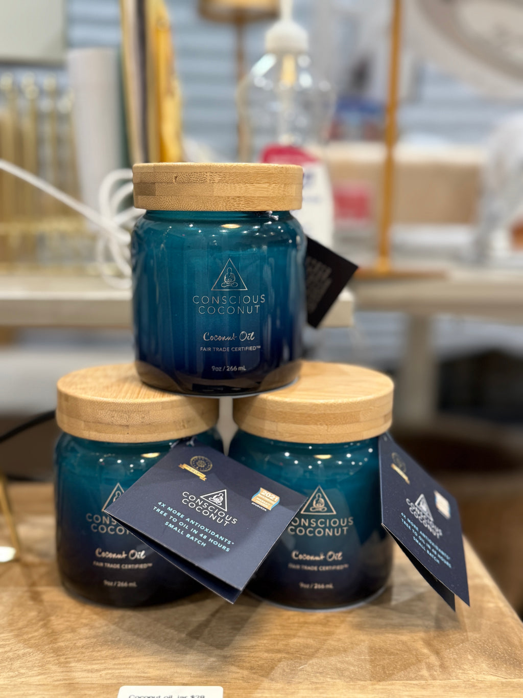 Not Your Ordinary Coconut Oil Jar. Conscious coconut Coconut Oil, 9 oz Jar