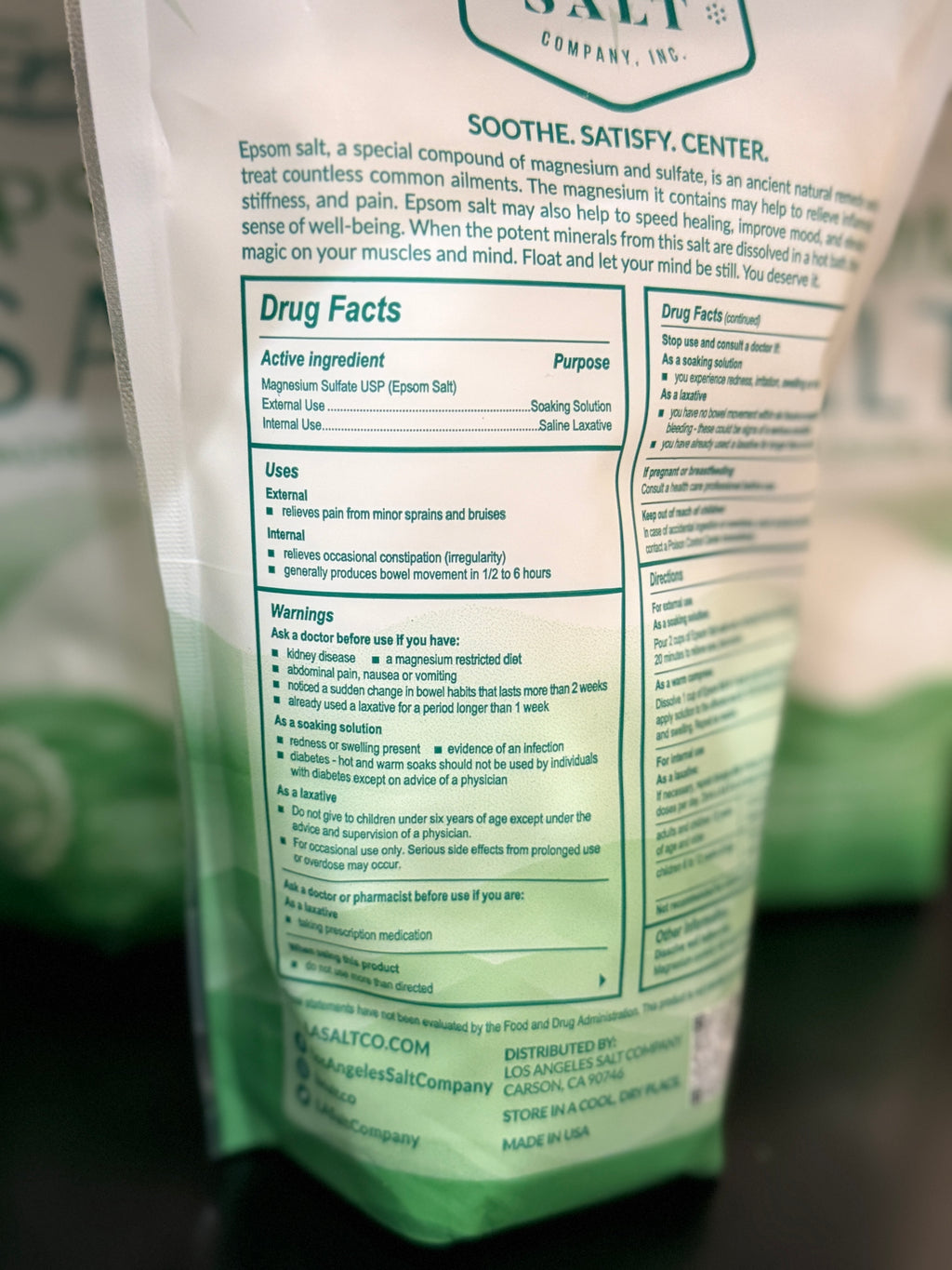 Epsoothe Epsom Salt Magnesium Sulfate