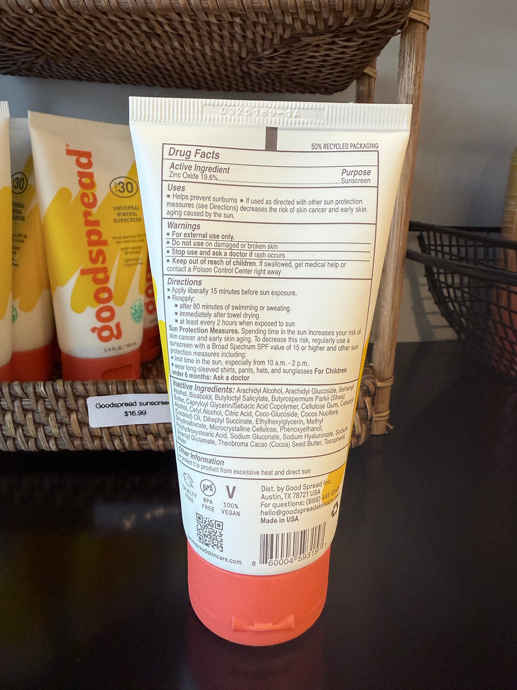 Good Spread Mineral Sunscreen