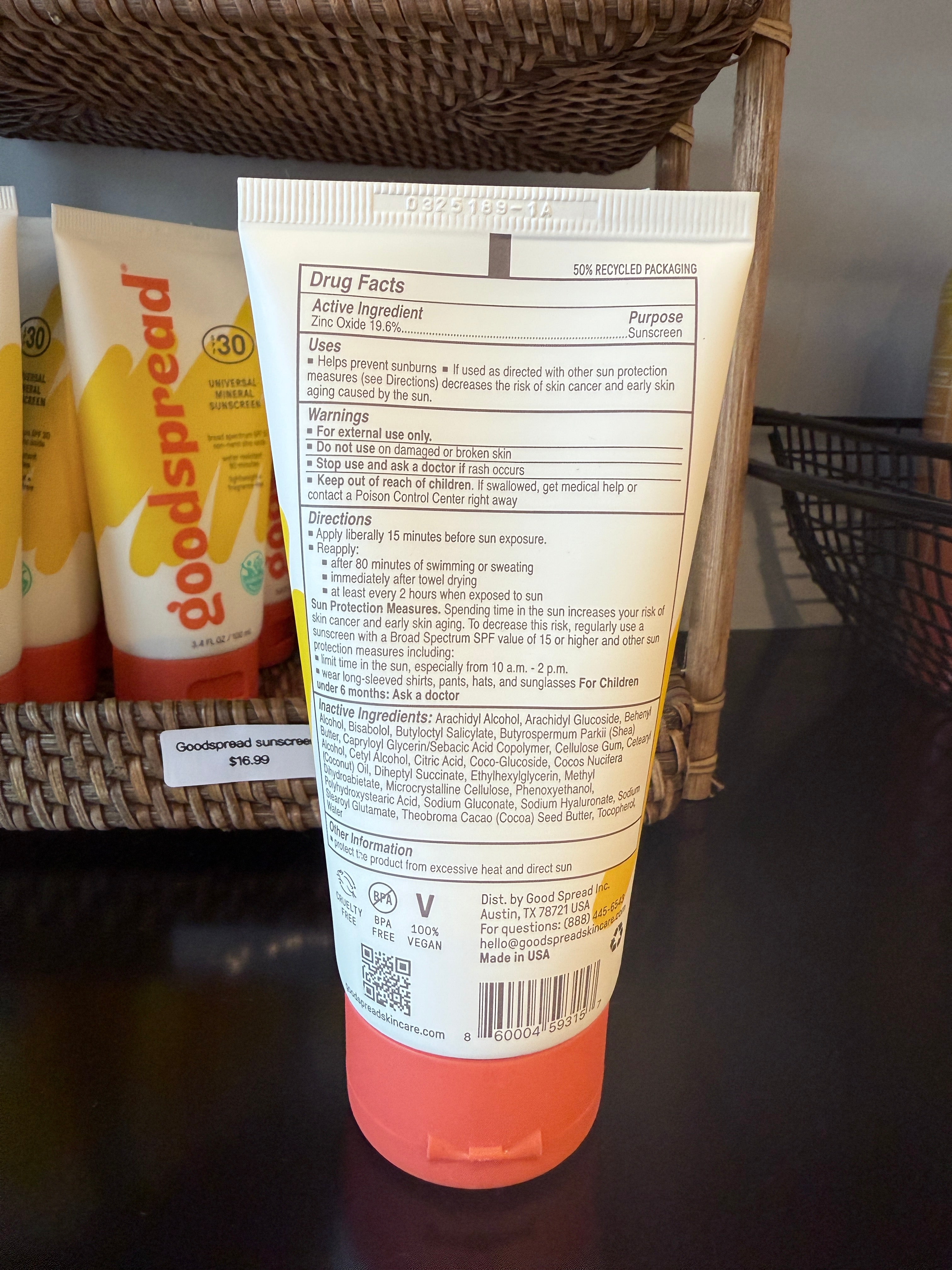 Good Spread Mineral Sunscreen
