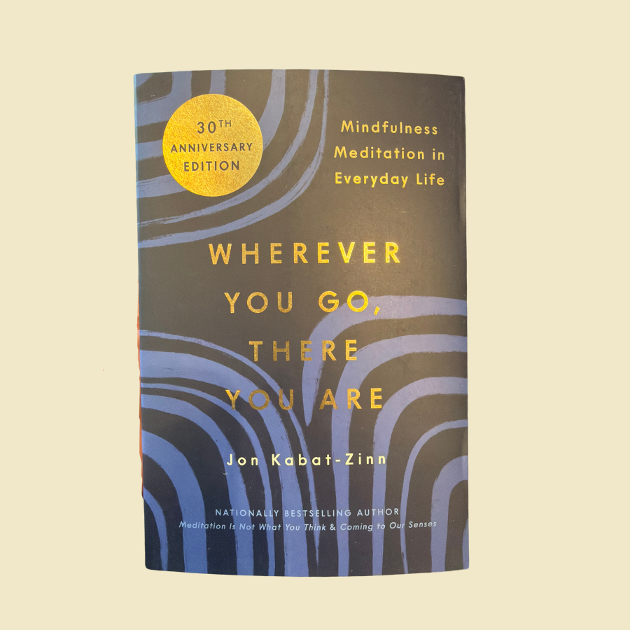 book entitled wherever you go there you are on a light yellow background